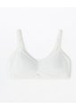 Top Soporte Medio Seamless Blanco Mujer Blanco de Gef