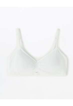 Top Soporte Medio Seamless Blanco Mujer Blanco