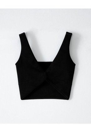Top Deportivo Soporte Medio Seamless Uso 2 1 Negro Mujer Negro
