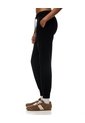 Jogger Tiro Medio Algodón Negro Mujer Negro de Gef