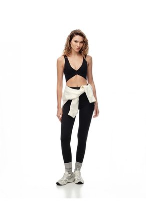 Top Deportivo Soporte Medio Seamless Uso 2 1 Negro Mujer Negro