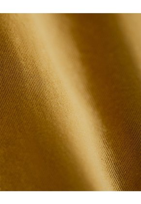 Polo Regular Algodón Mostaza Niño Ocre