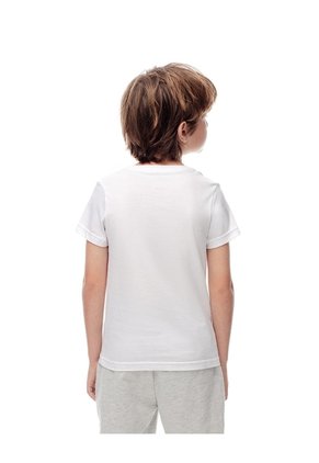 Camiseta Slim Algodón X2unds Blanca Niño Blanco