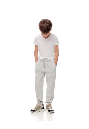 Camiseta Slim Algodón X2unds Blanca Niño Blanco