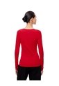 Camibuzo Slim Algodón Roja Mujer Rojo de Gef