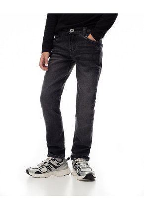 Jean Recto Negro Niño Azul