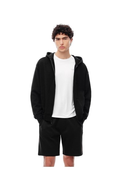 Bermuda Relax Negra Hombre Negro