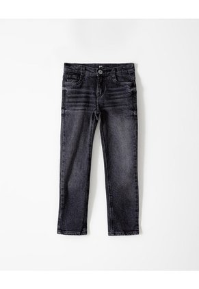 Jean Recto Negro Niño Azul