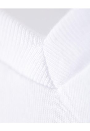 Camiseta Slim Algodón X2unds Blanca Niño Blanco