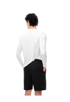 Bermuda Relax Negra Hombre Negro