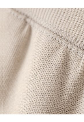 Jogger Tiro Medio Algodón Habano Mujer Marron