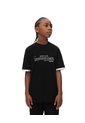 Camiseta Regular Algodón Negra Estampado Niño Negro de Gef