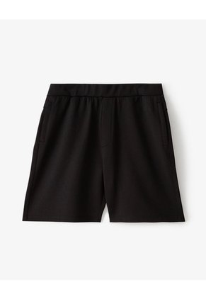 Bermuda Relax Negra Hombre Negro