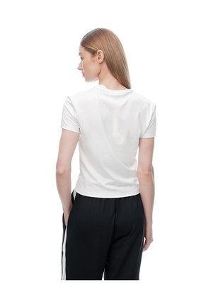 Camiseta Deportiva Secado Rápido Blanca Mujer Blanco