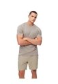 Camiseta Deportiva Control Humedad Café Hombre Marron Claro de Gef