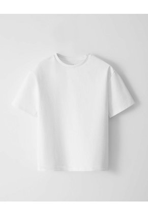 Camiseta Oversize Blanca Mujer Blanco