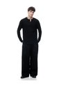 Camibuzo Regular Algodón Negra Hombre Negro de Gef