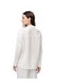 Camisa Manga Larga Regular Blanca Mujer Blanco de Gef