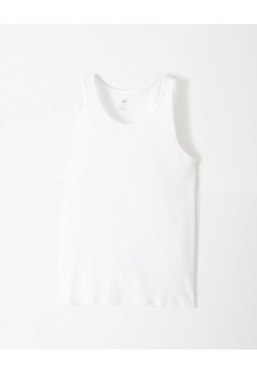 Camisilla Slim Rib Algodón X2unds Blanca Hombre Blanco