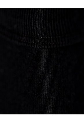 Camiseta Relax Algodón Negra Mujer Negro