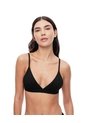 Top Soporte Medio Seamless Negro Mujer Negro de Gef