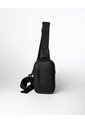 Bolso Cruzado Tipo Sling Bag Negro Hombre de Gef