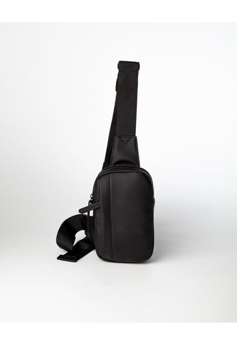 Bolso Cruzado Tipo Sling Bag Negro Hombre Gef