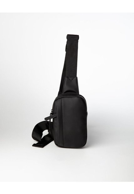 Bolso Cruzado Tipo Sling Bag Negro Hombre