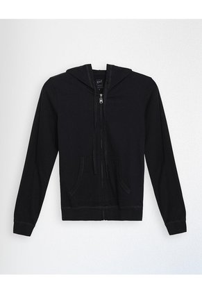 Chaqueta Slim Algodón Negra Mujer Negro