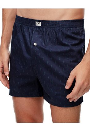 Bóxer Medio Algodón Amplio X2unds Surtido Hombre Multicolor