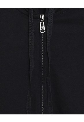 Chaqueta Slim Algodón Negra Mujer Negro