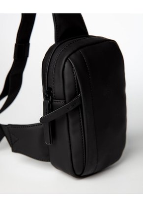 Bolso Cruzado Tipo Sling Bag Negro Hombre