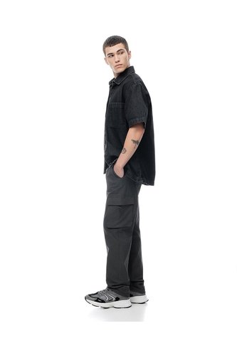 Pantalón Cargo Regular Liviano Gris Hombre Gris Gef