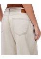 Jean Wide Leg Tiro Medio Gris Claro Mujer Azul de Gef