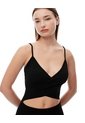 Vestido Largo Slim Cut Out Negro Mujer Negro de Gef