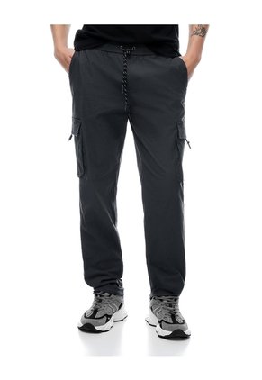Pantalón Cargo Regular Liviano Gris Hombre Gris
