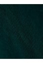 Camiseta Slim Rib Algodón Verde Mujer Verde de Gef