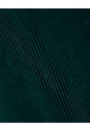 Camiseta Slim Rib Algodón Verde Mujer Verde