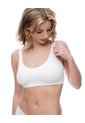 Top Soporte Medio Seamless Blanco Mujer Blanco de Gef