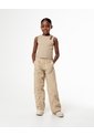 Camiseta Esqueleto Slim Rib Algodón Habana Niña Marron de Gef