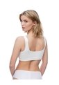 Top Soporte Medio Seamless Blanco Mujer Blanco de Gef
