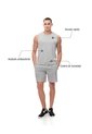 Camisilla Deportiva Antibacterial Gris Hombre Gris de Gef