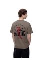 Camiseta Regular Algodón Café Estampada Hombre Cafe de Gef