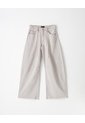 Jean Wide Leg Tiro Medio Gris Claro Mujer Azul de Gef