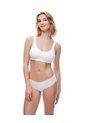 Top Soporte Medio Seamless Blanco Mujer Blanco de Gef