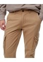 Pantalón Cargo Slim Algodón Café Hombre Cafe de Gef