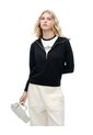 Buzo Relax Tacto Suave Negro Mujer Negro de Gef