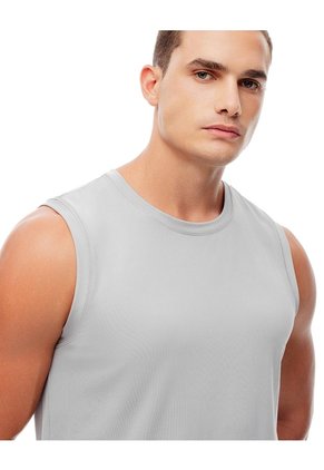 Camisilla Deportiva Antibacterial Gris Hombre Gris