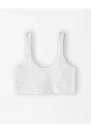 Top Soporte Medio Seamless Blanco Mujer Blanco