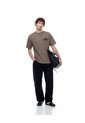 Camiseta Regular Algodón Café Estampada Hombre Cafe de Gef